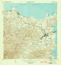 Fajardo Puerto Rico Historical topographic map, 1:30000 scale, 7.5 X 7.5 Minute, Year 1946