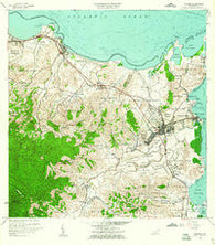 Fajardo Puerto Rico Historical topographic map, 1:20000 scale, 7.5 X 7.5 Minute, Year 1958