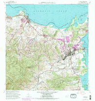 Fajardo Puerto Rico Historical topographic map, 1:20000 scale, 7.5 X 7.5 Minute, Year 1962