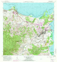 Fajardo Puerto Rico Historical topographic map, 1:20000 scale, 7.5 X 7.5 Minute, Year 1962