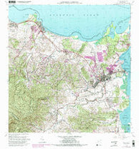 Fajardo Puerto Rico Historical topographic map, 1:20000 scale, 7.5 X 7.5 Minute, Year 1962