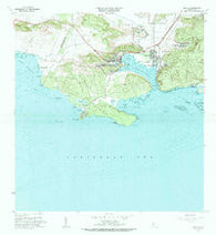 Guanica Puerto Rico Historical topographic map, 1:20000 scale, 7.5 X 7.5 Minute, Year 1966