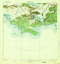 Guanica Puerto Rico Historical topographic map, 1:30000 scale, 7.5 X 7.5 Minute, Year 1938