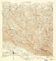 Gurabo Puerto Rico Historical topographic map, 1:30000 scale, 7.5 X 7.5 Minute, Year 1946