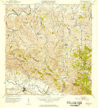 Gurabo Puerto Rico Historical topographic map, 1:30000 scale, 7.5 X 7.5 Minute, Year 1952