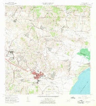 Humacao Puerto Rico Historical topographic map, 1:20000 scale, 7.5 X 7.5 Minute, Year 1967