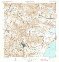 Humacao Puerto Rico Historical topographic map, 1:30000 scale, 7.5 X 7.5 Minute, Year 1946
