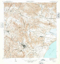 Humacao Puerto Rico Historical topographic map, 1:30000 scale, 7.5 X 7.5 Minute, Year 1946