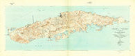 Island Of Vieques Puerto Rico Historical topographic map, 1:30000 scale, 7.5 X 7.5 Minute, Year 1943