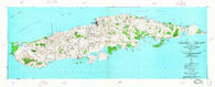 Island Of Vieques Puerto Rico Historical topographic map, 1:30000 scale, 7.5 X 7.5 Minute, Year 1951