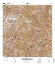 Jayuya Puerto Rico Current topographic map, 1:20000 scale, 7.5 X 7.5 Minute, Year 2013