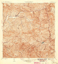 Jayuya Puerto Rico Historical topographic map, 1:30000 scale, 7.5 X 7.5 Minute, Year 1946