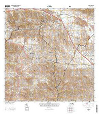 Juncos Puerto Rico Current topographic map, 1:20000 scale, 7.5 X 7.5 Minute, Year 2013