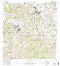 Juncos Puerto Rico Historical topographic map, 1:20000 scale, 7.5 X 7.5 Minute, Year 1967