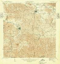 Juncos Puerto Rico Historical topographic map, 1:30000 scale, 7.5 X 7.5 Minute, Year 1946