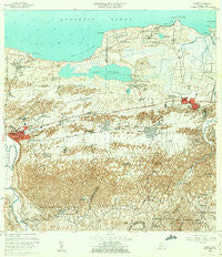 Manati Puerto Rico Historical topographic map, 1:20000 scale, 7.5 X 7.5 Minute, Year 1958