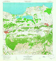 Manati Puerto Rico Historical topographic map, 1:20000 scale, 7.5 X 7.5 Minute, Year 1958