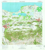 Manati Puerto Rico Historical topographic map, 1:20000 scale, 7.5 X 7.5 Minute, Year 1969