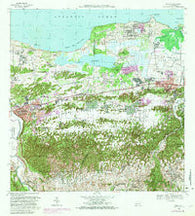 Manati Puerto Rico Historical topographic map, 1:20000 scale, 7.5 X 7.5 Minute, Year 1969