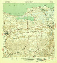 Manati Puerto Rico Historical topographic map, 1:30000 scale, 7.5 X 7.5 Minute, Year 1946