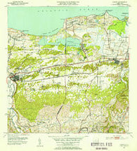 Manati Puerto Rico Historical topographic map, 1:30000 scale, 7.5 X 7.5 Minute, Year 1953