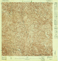 Maricao NE Puerto Rico Historical topographic map, 1:10000 scale, 3.75 X 3.75 Minute, Year 1947