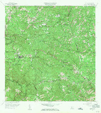 Maricao Puerto Rico Historical topographic map, 1:20000 scale, 7.5 X 7.5 Minute, Year 1960