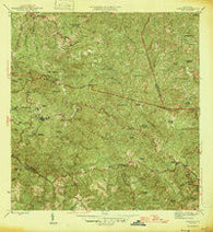 Maricao Puerto Rico Historical topographic map, 1:30000 scale, 7.5 X 7.5 Minute, Year 1946