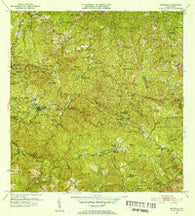 Maricao Puerto Rico Historical topographic map, 1:30000 scale, 7.5 X 7.5 Minute, Year 1952