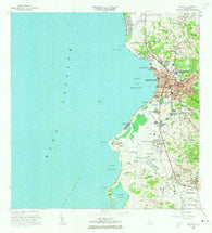 Mayaguez Puerto Rico Historical topographic map, 1:20000 scale, 7.5 X 7.5 Minute, Year 1964