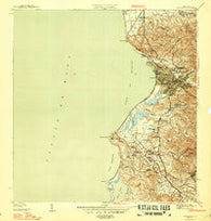 Mayaguez Puerto Rico Historical topographic map, 1:30000 scale, 7.5 X 7.5 Minute, Year 1947