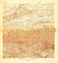 Moca Puerto Rico Historical topographic map, 1:20000 scale, 7.5 X 7.5 Minute, Year 1937