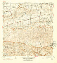 Moca Puerto Rico Historical topographic map, 1:30000 scale, 7.5 X 7.5 Minute, Year 1942