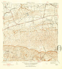 Moca Puerto Rico Historical topographic map, 1:30000 scale, 7.5 X 7.5 Minute, Year 1942