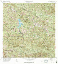 Monte Guilarte Puerto Rico Historical topographic map, 1:20000 scale, 7.5 X 7.5 Minute, Year 1960