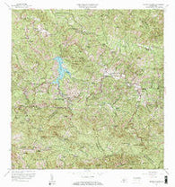 Monte Guilarte Puerto Rico Historical topographic map, 1:20000 scale, 7.5 X 7.5 Minute, Year 1960