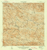 Monte Guilarte Puerto Rico Historical topographic map, 1:30000 scale, 7.5 X 7.5 Minute, Year 1946