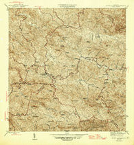Monte Guilarte Puerto Rico Historical topographic map, 1:30000 scale, 7.5 X 7.5 Minute, Year 1946