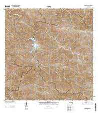 Monte Guilarte Puerto Rico Current topographic map, 1:20000 scale, 7.5 X 7.5 Minute, Year 2013