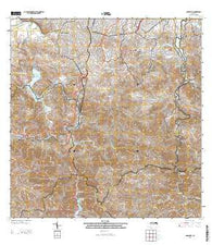 Naranjito Puerto Rico Current topographic map, 1:20000 scale, 7.5 X 7.5 Minute, Year 2013