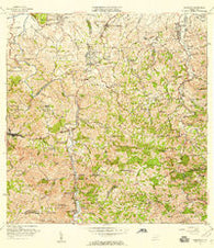 Naranjito Puerto Rico Historical topographic map, 1:20000 scale, 7.5 X 7.5 Minute, Year 1957