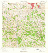 Naranjito Puerto Rico Historical topographic map, 1:20000 scale, 7.5 X 7.5 Minute, Year 1963