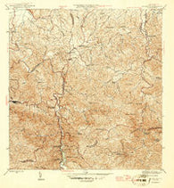 Naranjito Puerto Rico Historical topographic map, 1:30000 scale, 7.5 X 7.5 Minute, Year 1946