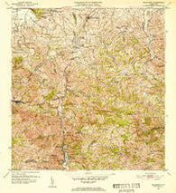 Naranjito Puerto Rico Historical topographic map, 1:30000 scale, 7.5 X 7.5 Minute, Year 1952