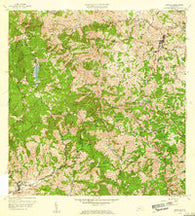 Orocovis Puerto Rico Historical topographic map, 1:20000 scale, 7.5 X 7.5 Minute, Year 1957