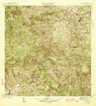 Orocovis Puerto Rico Historical topographic map, 1:30000 scale, 7.5 X 7.5 Minute, Year 1946