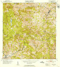 Orocovis Puerto Rico Historical topographic map, 1:30000 scale, 7.5 X 7.5 Minute, Year 1952