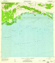 Parguera Puerto Rico Historical topographic map, 1:20000 scale, 7.5 X 7.5 Minute, Year 1957