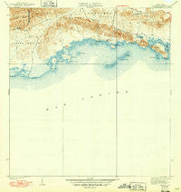 Parguera Puerto Rico Historical topographic map, 1:30000 scale, 7.5 X 7.5 Minute, Year 1938