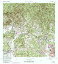 Penuelas Puerto Rico Historical topographic map, 1:20000 scale, 7.5 X 7.5 Minute, Year 1972